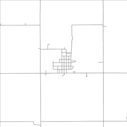 ROAD MAP OF SHUBERT, NEBRASKA BY MAPBAKES