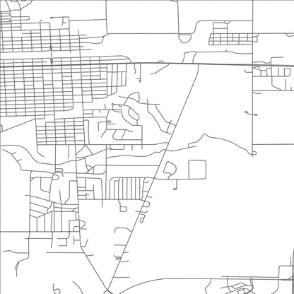 ROAD MAP OF SIDNEY, NEBRASKA BY MAPBAKES