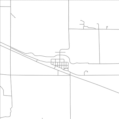 ROAD MAP OF SMITHFIELD, NEBRASKA BY MAPBAKES