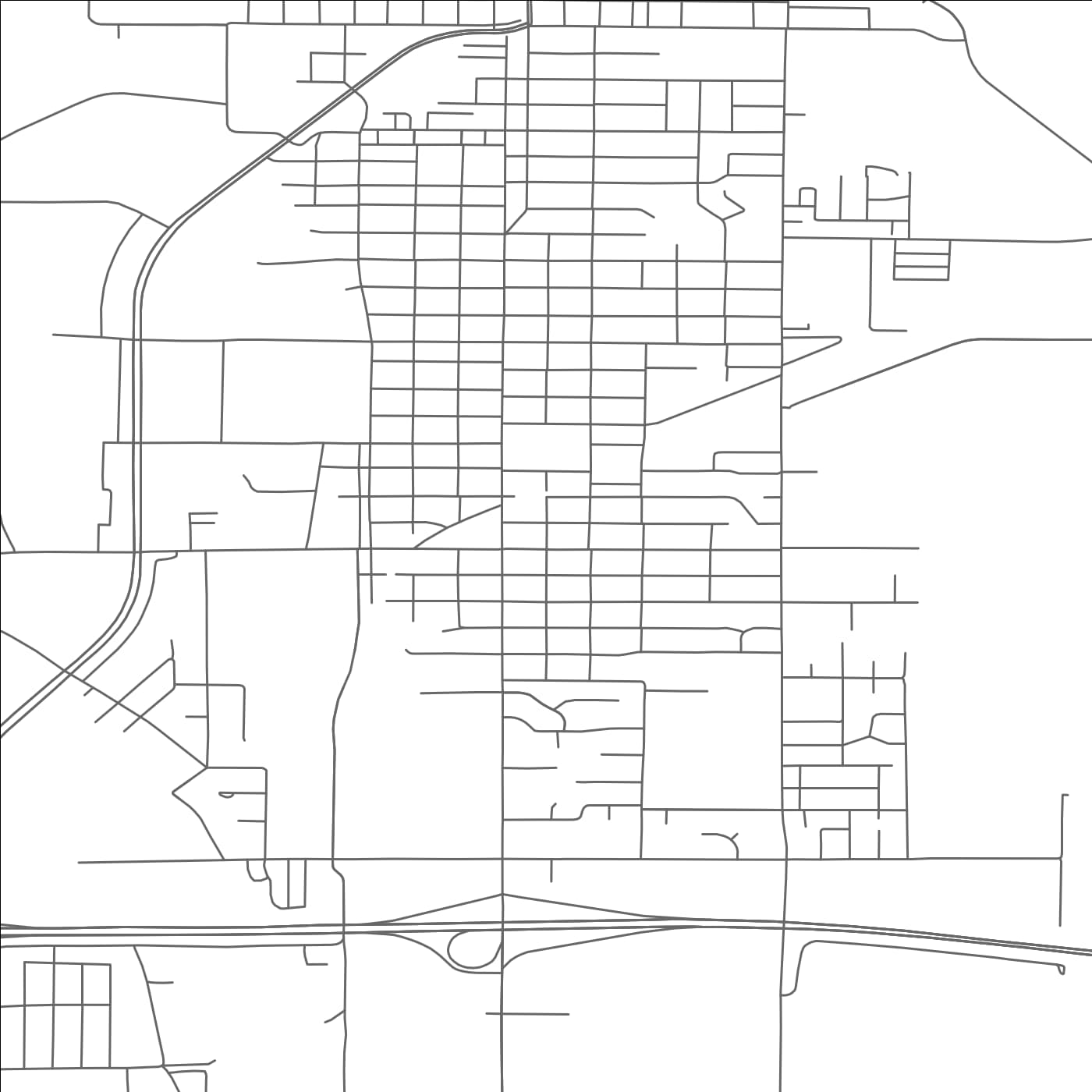 ROAD MAP OF SOUTH SIOUX CITY, NEBRASKA BY MAPBAKES