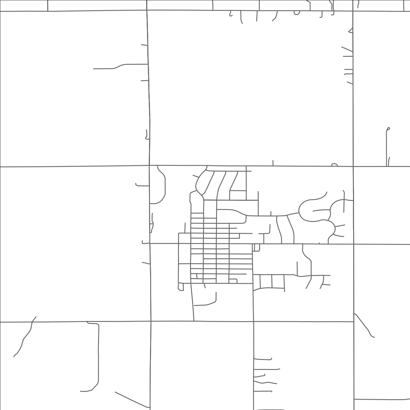 ROAD MAP OF SPRINGFIELD, NEBRASKA BY MAPBAKES