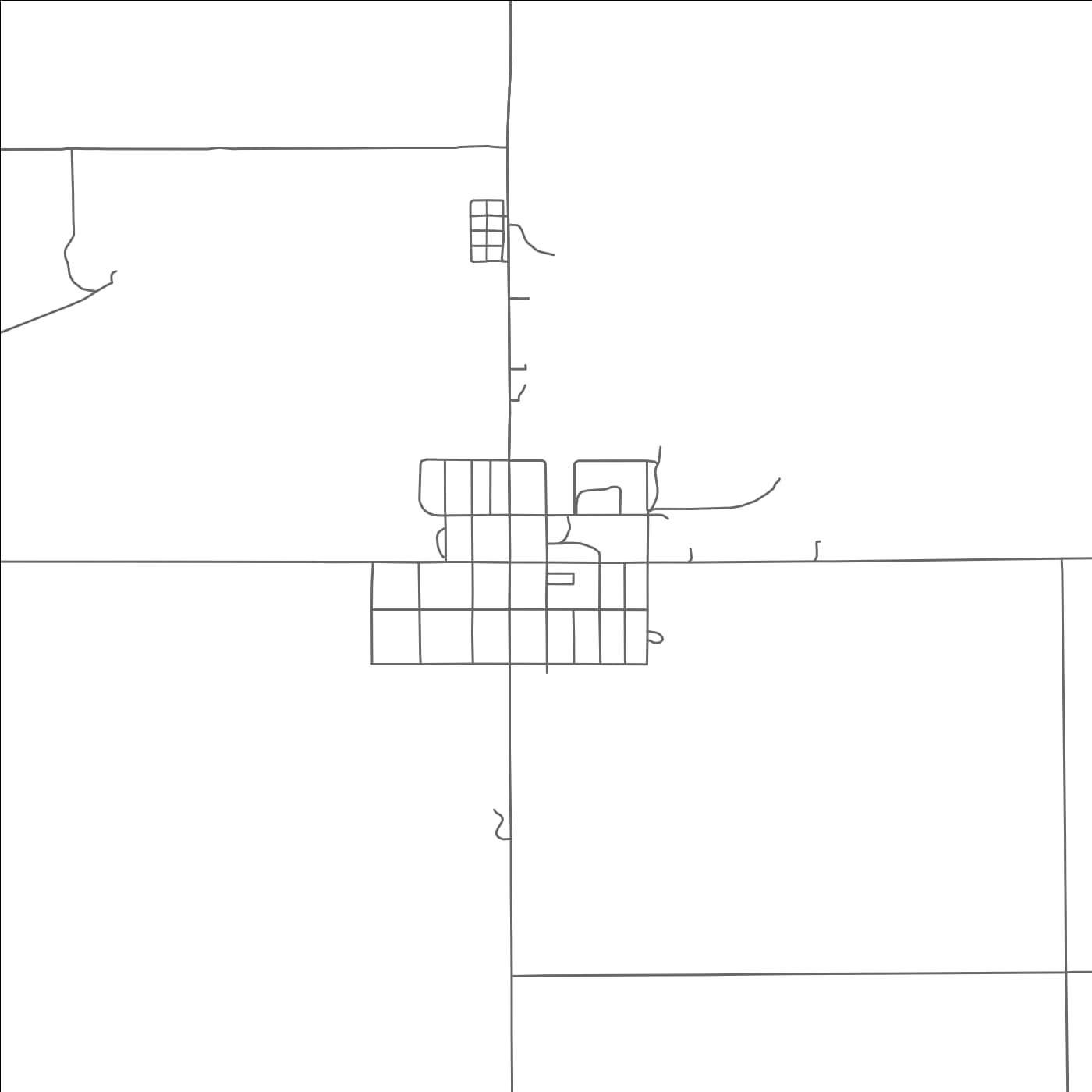 ROAD MAP OF SPRINGVIEW, NEBRASKA BY MAPBAKES