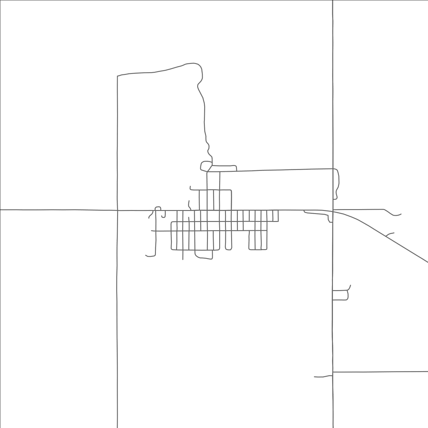 ROAD MAP OF STAPLETON, NEBRASKA BY MAPBAKES