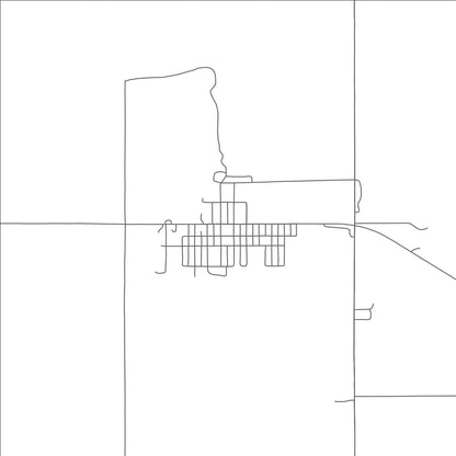 ROAD MAP OF STAPLETON, NEBRASKA BY MAPBAKES