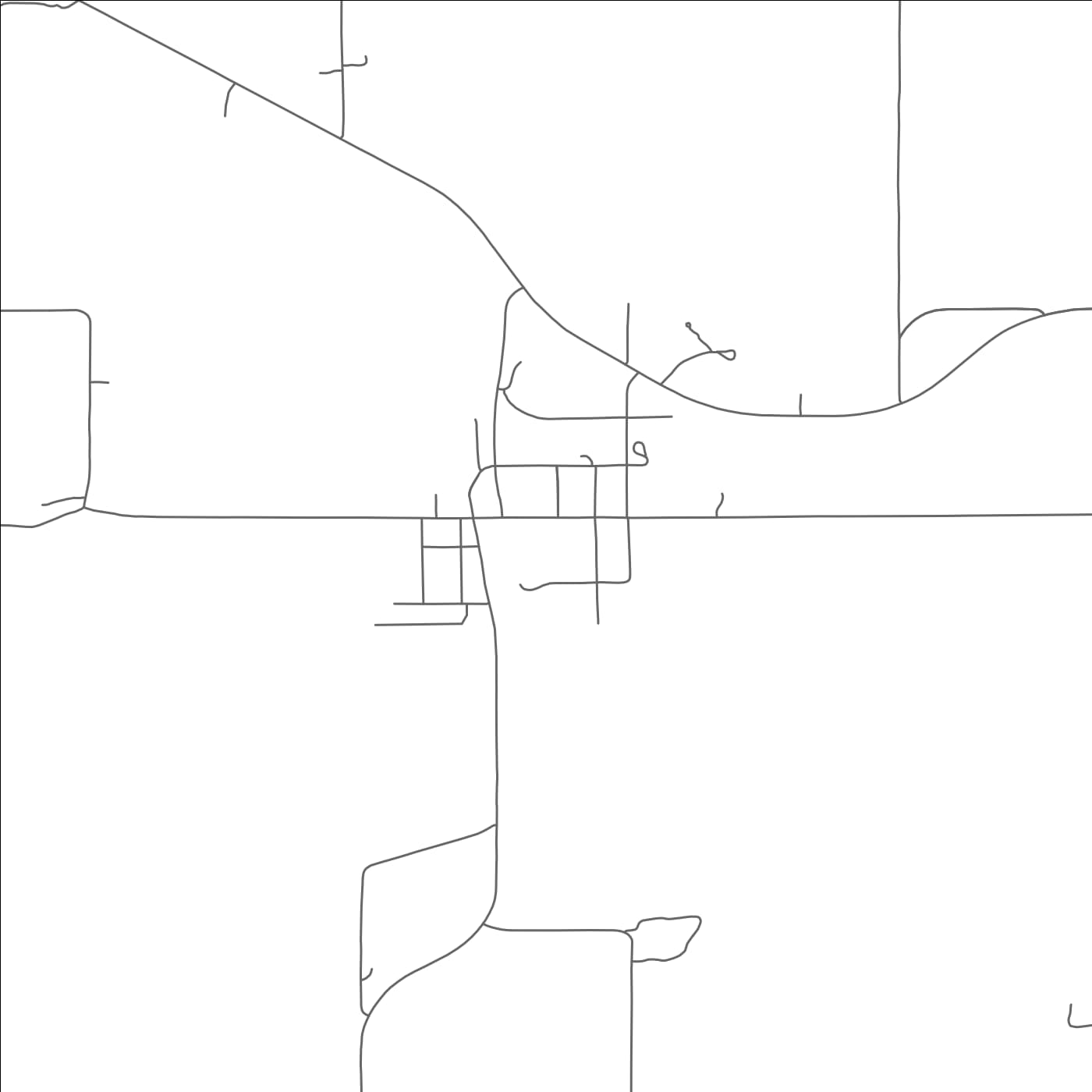 ROAD MAP OF STEELE CITY, NEBRASKA BY MAPBAKES