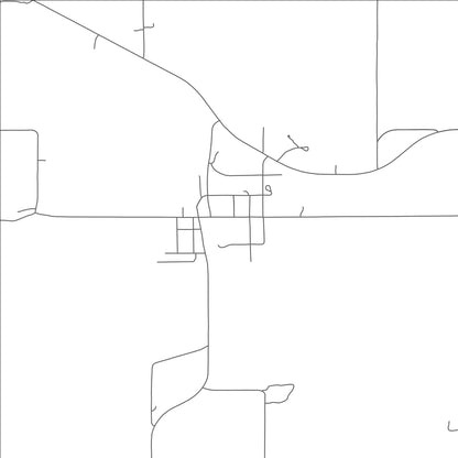 ROAD MAP OF STEELE CITY, NEBRASKA BY MAPBAKES