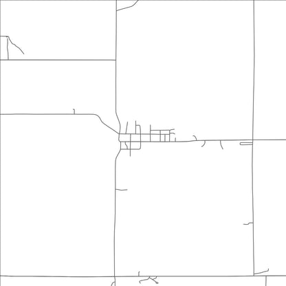 ROAD MAP OF STEINAUER, NEBRASKA BY MAPBAKES