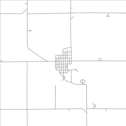 ROAD MAP OF STELLA, NEBRASKA BY MAPBAKES