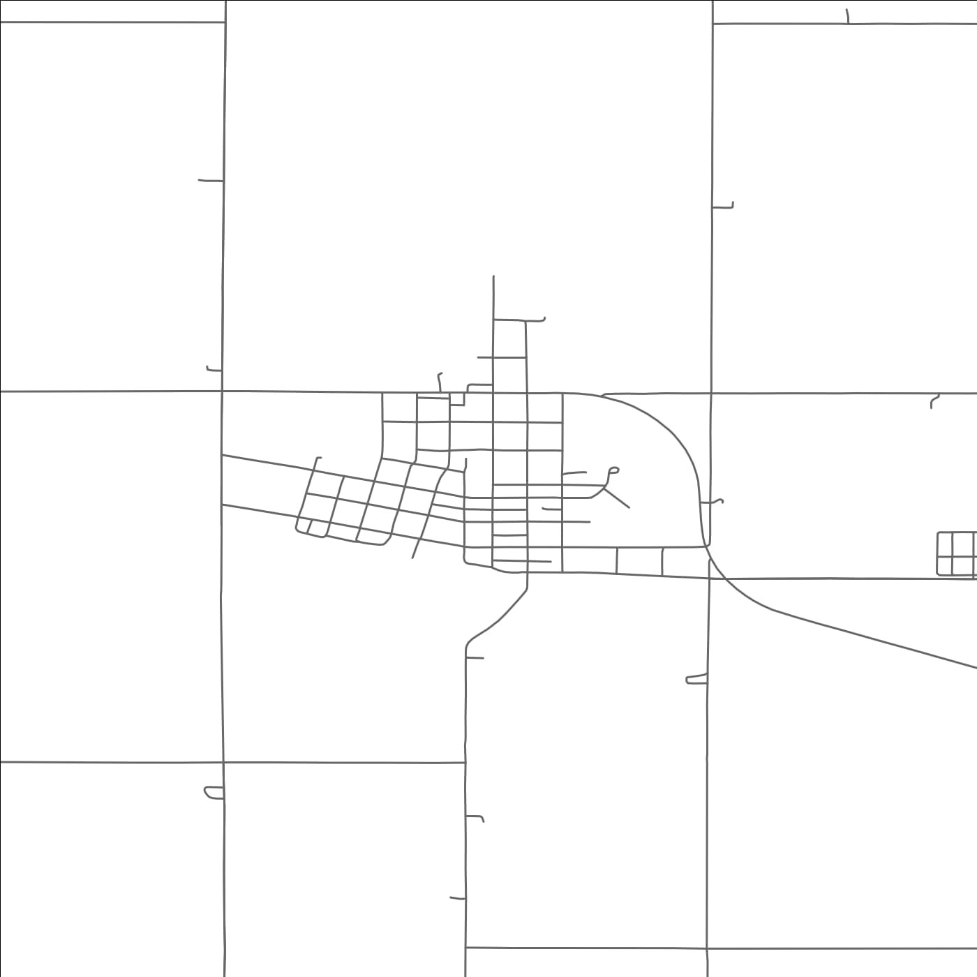 ROAD MAP OF STERLING, NEBRASKA BY MAPBAKES