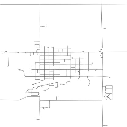 ROAD MAP OF STROMSBURG, NEBRASKA BY MAPBAKES