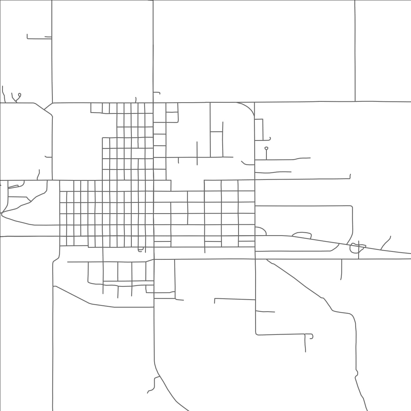 ROAD MAP OF SUPERIOR, NEBRASKA BY MAPBAKES