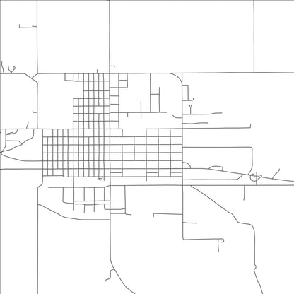 ROAD MAP OF SUPERIOR, NEBRASKA BY MAPBAKES