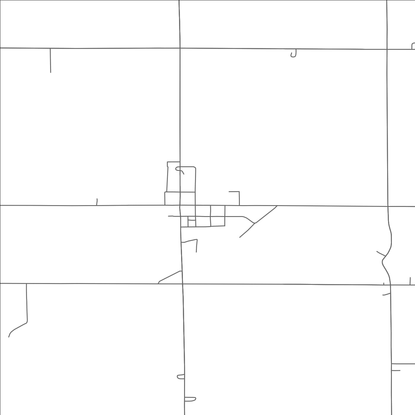 ROAD MAP OF SURPRISE, NEBRASKA BY MAPBAKES