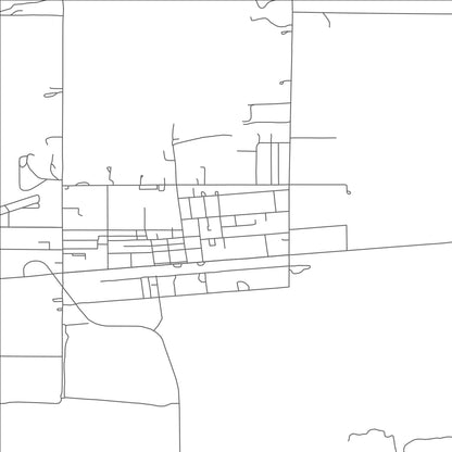 ROAD MAP OF SUTHERLAND, NEBRASKA BY MAPBAKES