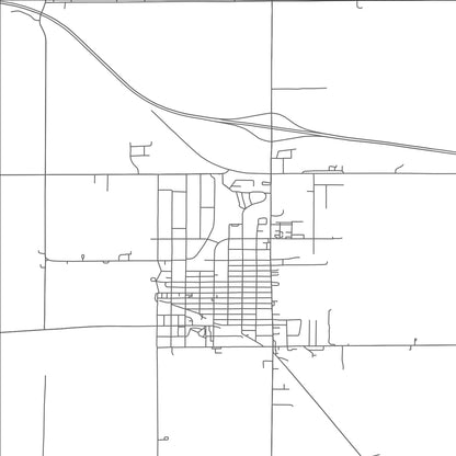 ROAD MAP OF SYRACUSE, NEBRASKA BY MAPBAKES