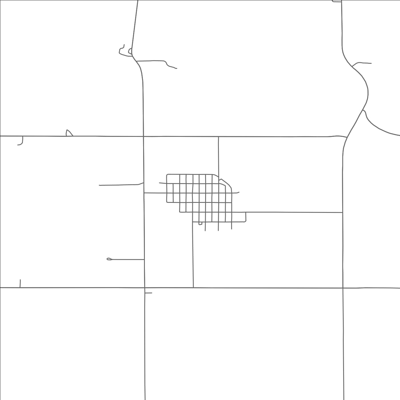 ROAD MAP OF TALMAGE, NEBRASKA BY MAPBAKES