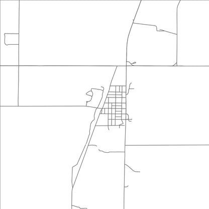 ROAD MAP OF UEHLING, NEBRASKA BY MAPBAKES