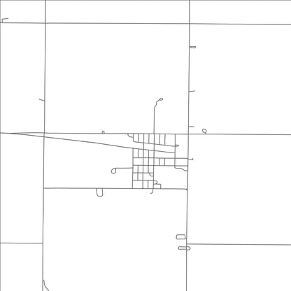 ROAD MAP OF UPLAND, NEBRASKA BY MAPBAKES