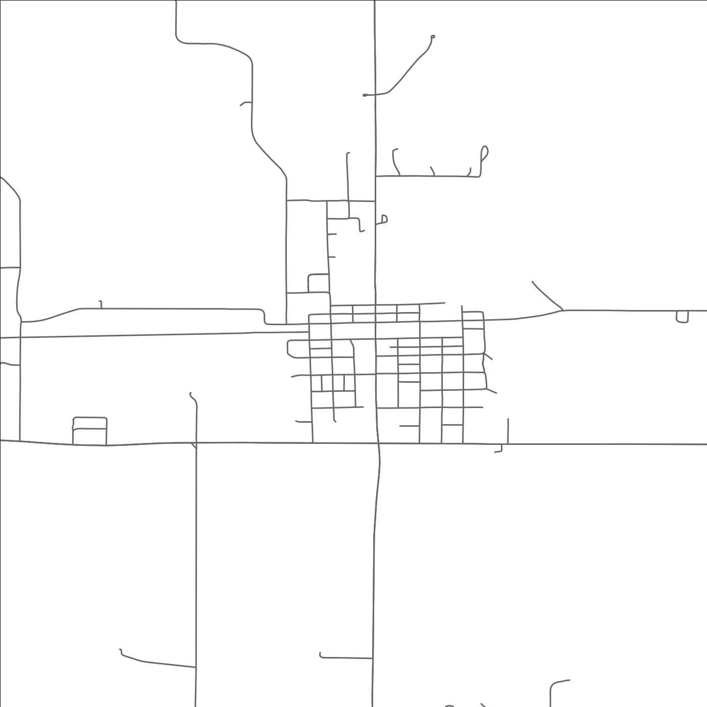 ROAD MAP OF VALPARAISO, NEBRASKA BY MAPBAKES