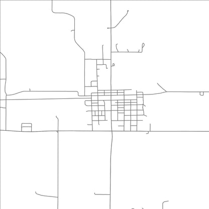 ROAD MAP OF VALPARAISO, NEBRASKA BY MAPBAKES