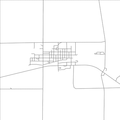 ROAD MAP OF WALLACE, NEBRASKA BY MAPBAKES