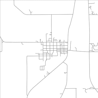 ROAD MAP OF WALTHILL, NEBRASKA BY MAPBAKES