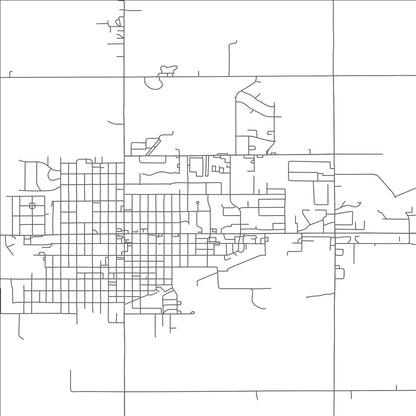 ROAD MAP OF WAYNE, NEBRASKA BY MAPBAKES