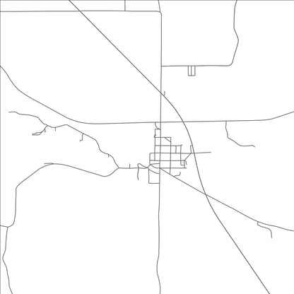 ROAD MAP OF WELLFLEET, NEBRASKA BY MAPBAKES