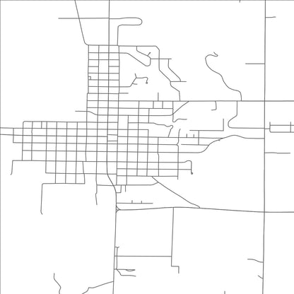 ROAD MAP OF WEST POINT, NEBRASKA BY MAPBAKES