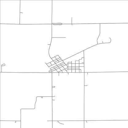 ROAD MAP OF WESTON, NEBRASKA BY MAPBAKES