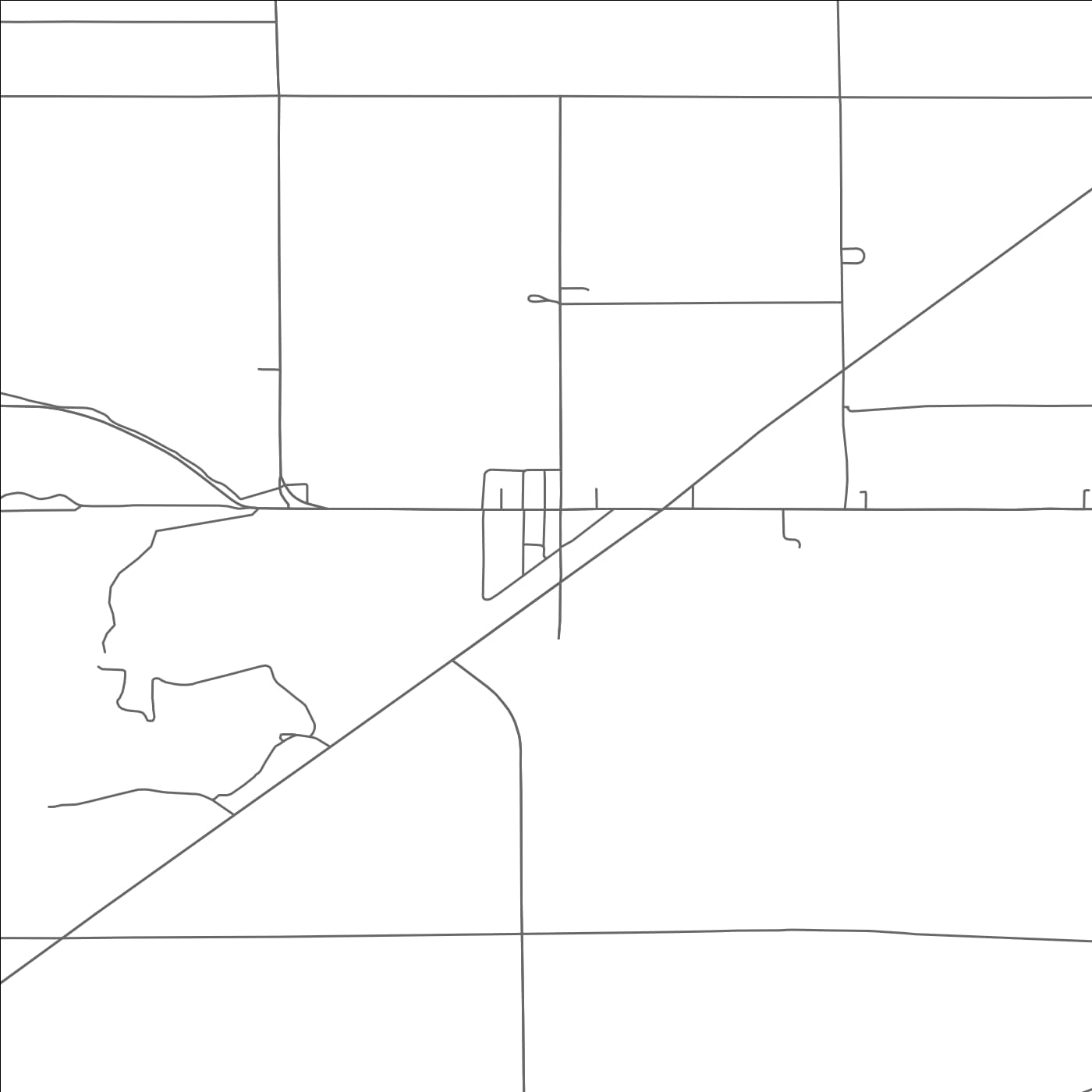 ROAD MAP OF WHITNEY, NEBRASKA BY MAPBAKES