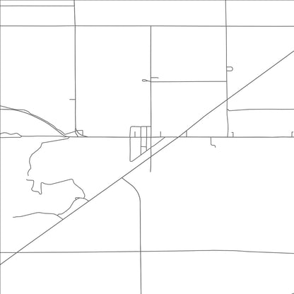 ROAD MAP OF WHITNEY, NEBRASKA BY MAPBAKES