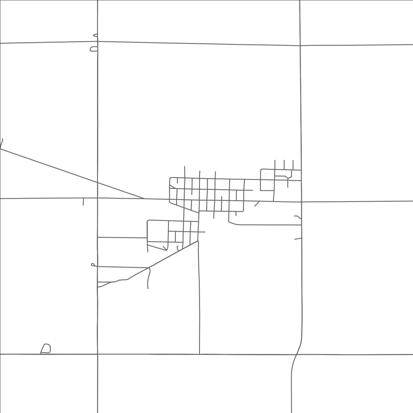 ROAD MAP OF WILCOX, NEBRASKA BY MAPBAKES