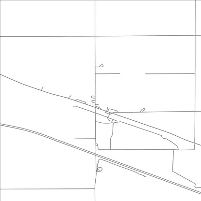 ROAD MAP OF WILLOW ISLAND, NEBRASKA BY MAPBAKES