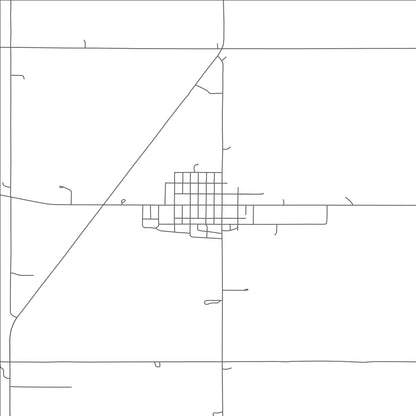 ROAD MAP OF WINSIDE, NEBRASKA BY MAPBAKES