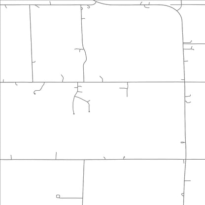 ROAD MAP OF WOODLAND HILLS, NEBRASKA BY MAPBAKES