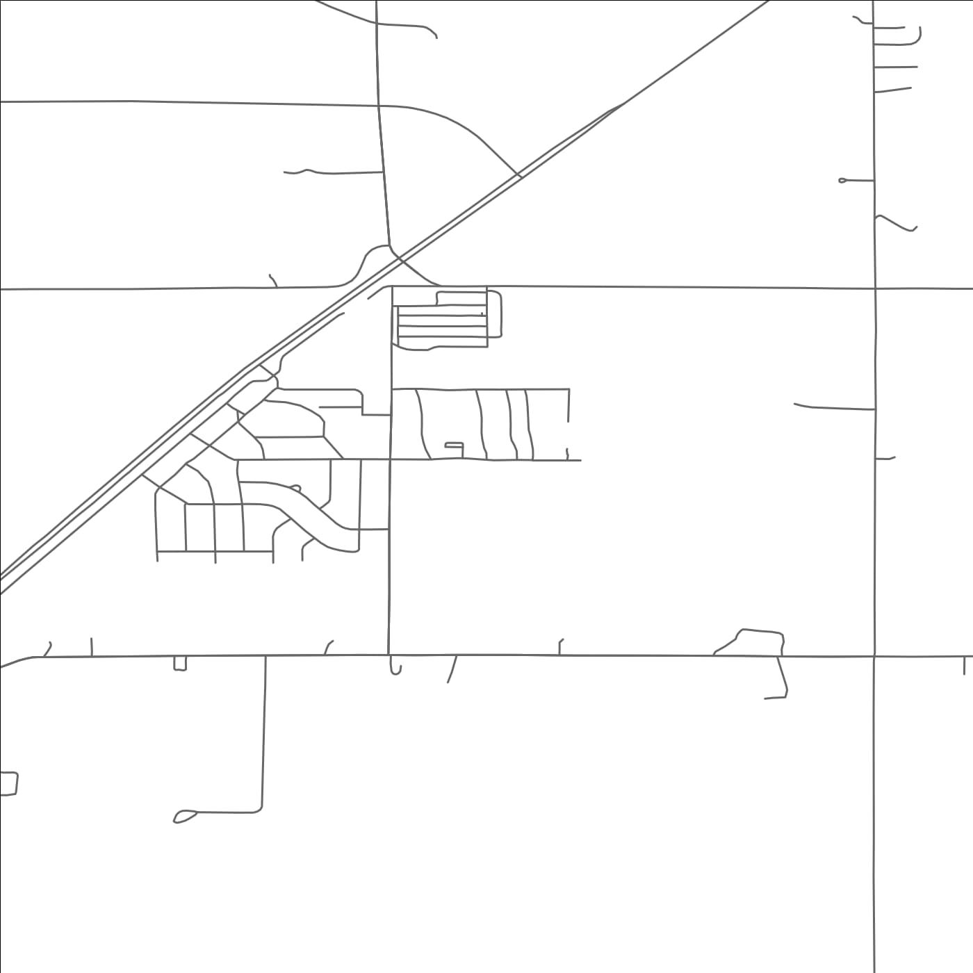 ROAD MAP OF WOODLAND PARK, NEBRASKA BY MAPBAKES