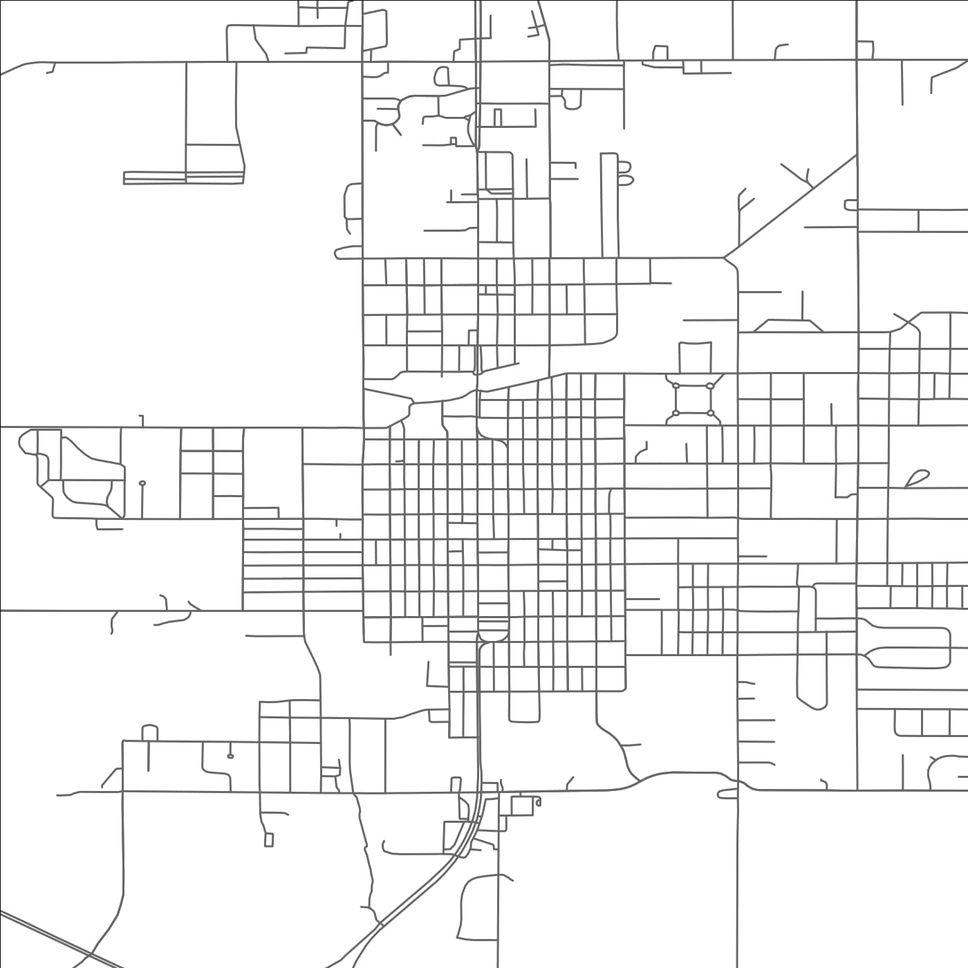 ROAD MAP OF YORK, NEBRASKA BY MAPBAKES