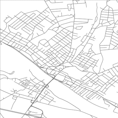 ROAD MAP OF AMSTERDAM, NEW YORK BY MAPBAKES