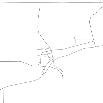 ROAD MAP OF BLISS, NEW YORK BY MAPBAKES