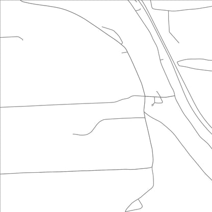 ROAD MAP OF BLODGETT MILLS, NEW YORK BY MAPBAKES