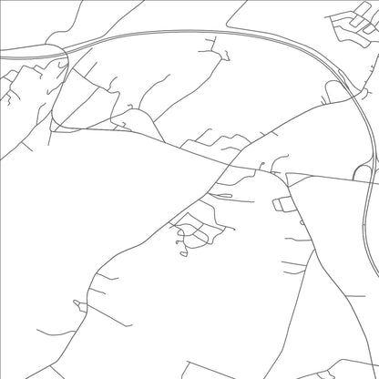 ROAD MAP OF BLOOMINGBURG, NEW YORK BY MAPBAKES
