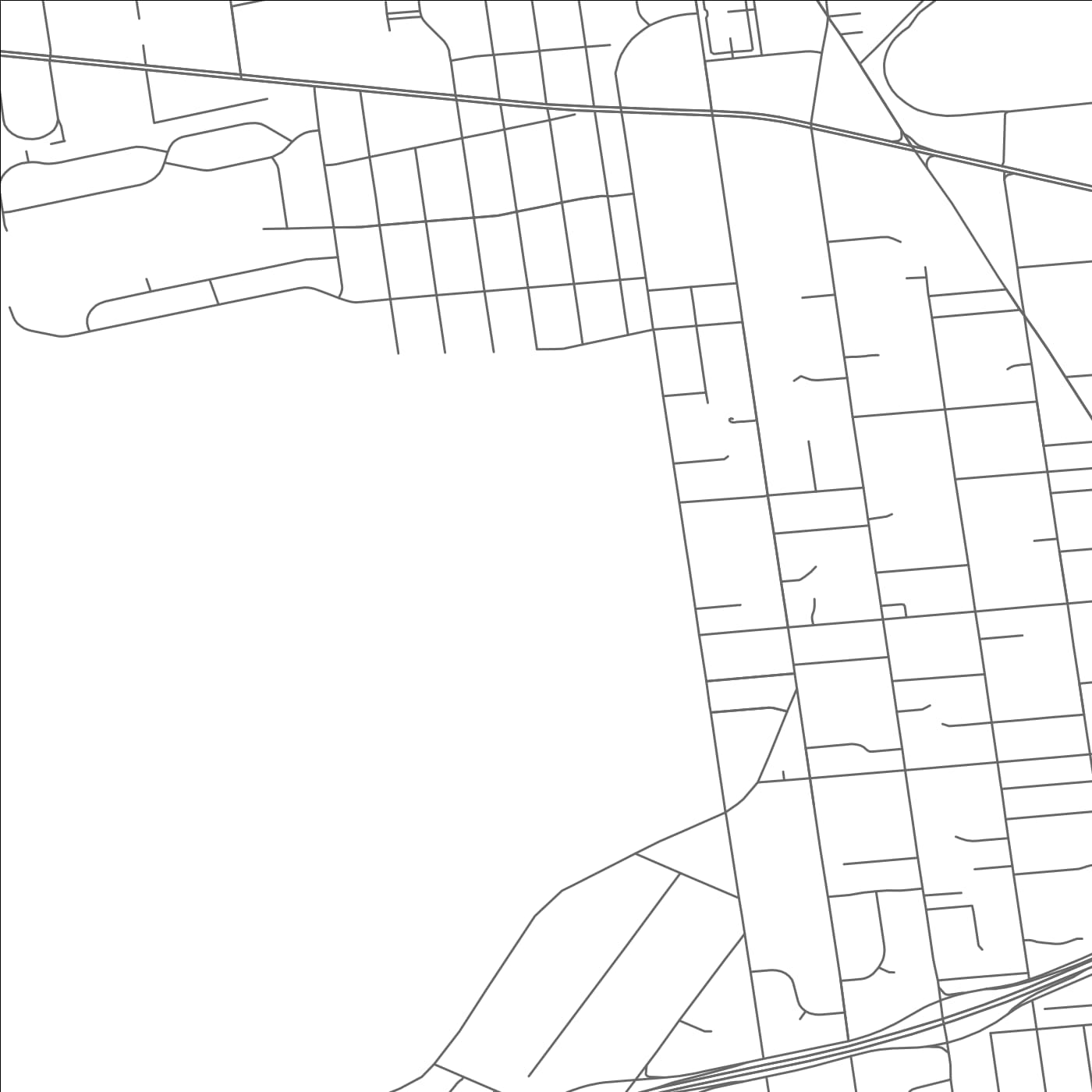 ROAD MAP OF BOHEMIA, NEW YORK BY MAPBAKES