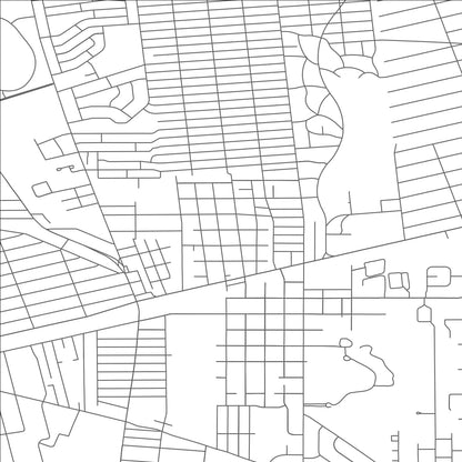 ROAD MAP OF BRENTWOOD, NEW YORK BY MAPBAKES