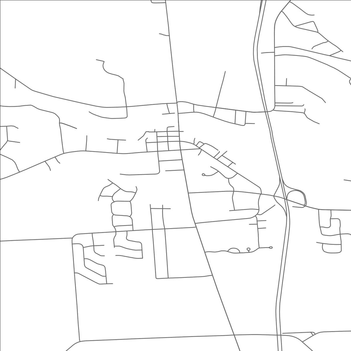 ROAD MAP OF BREWERTON, NEW YORK BY MAPBAKES