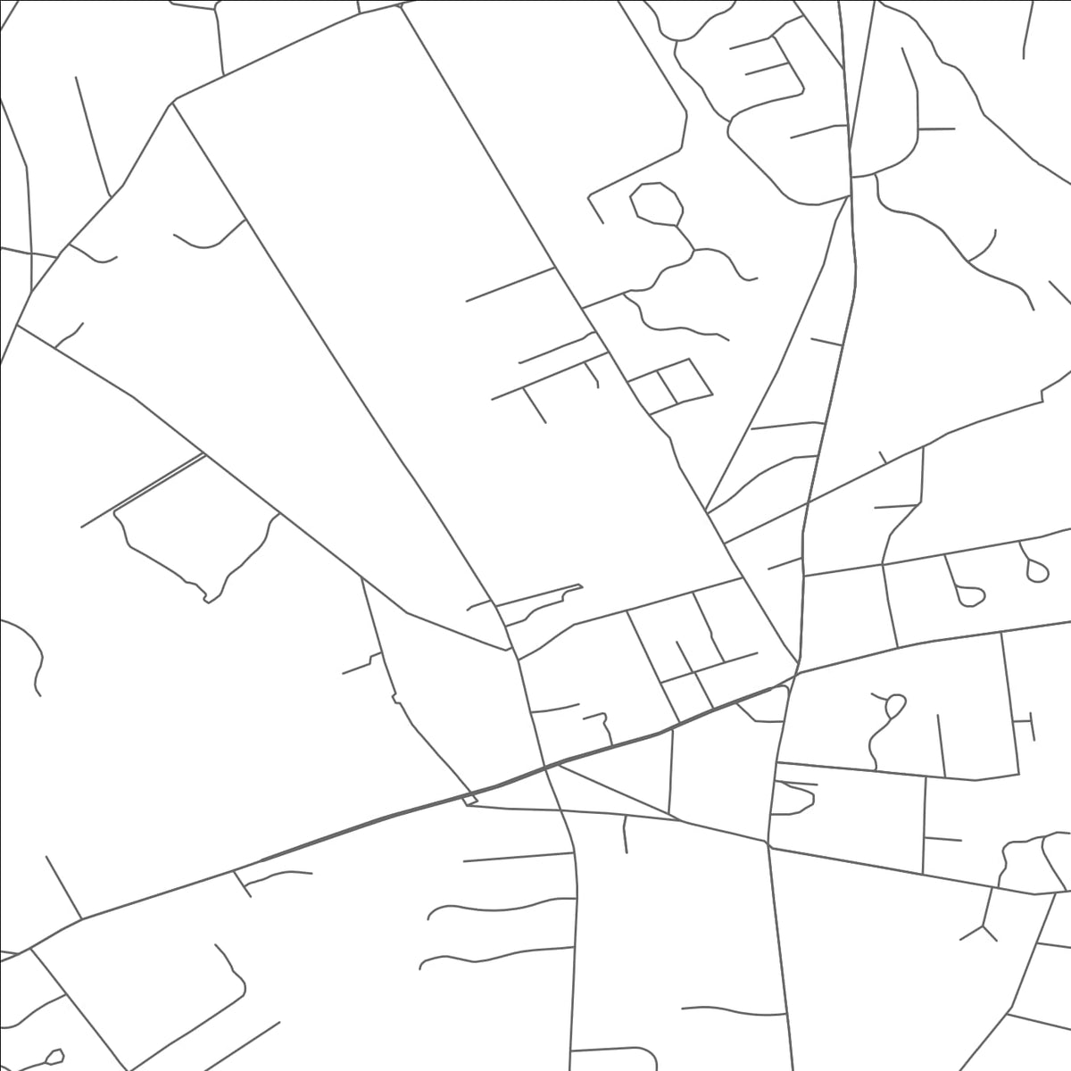 ROAD MAP OF BRIDGEHAMPTON, NEW YORK BY MAPBAKES