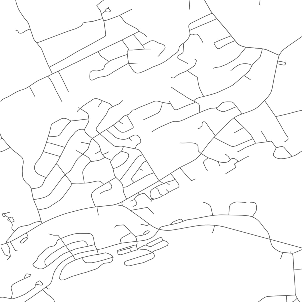 ROAD MAP OF BRINCKERHOFF, NEW YORK BY MAPBAKES