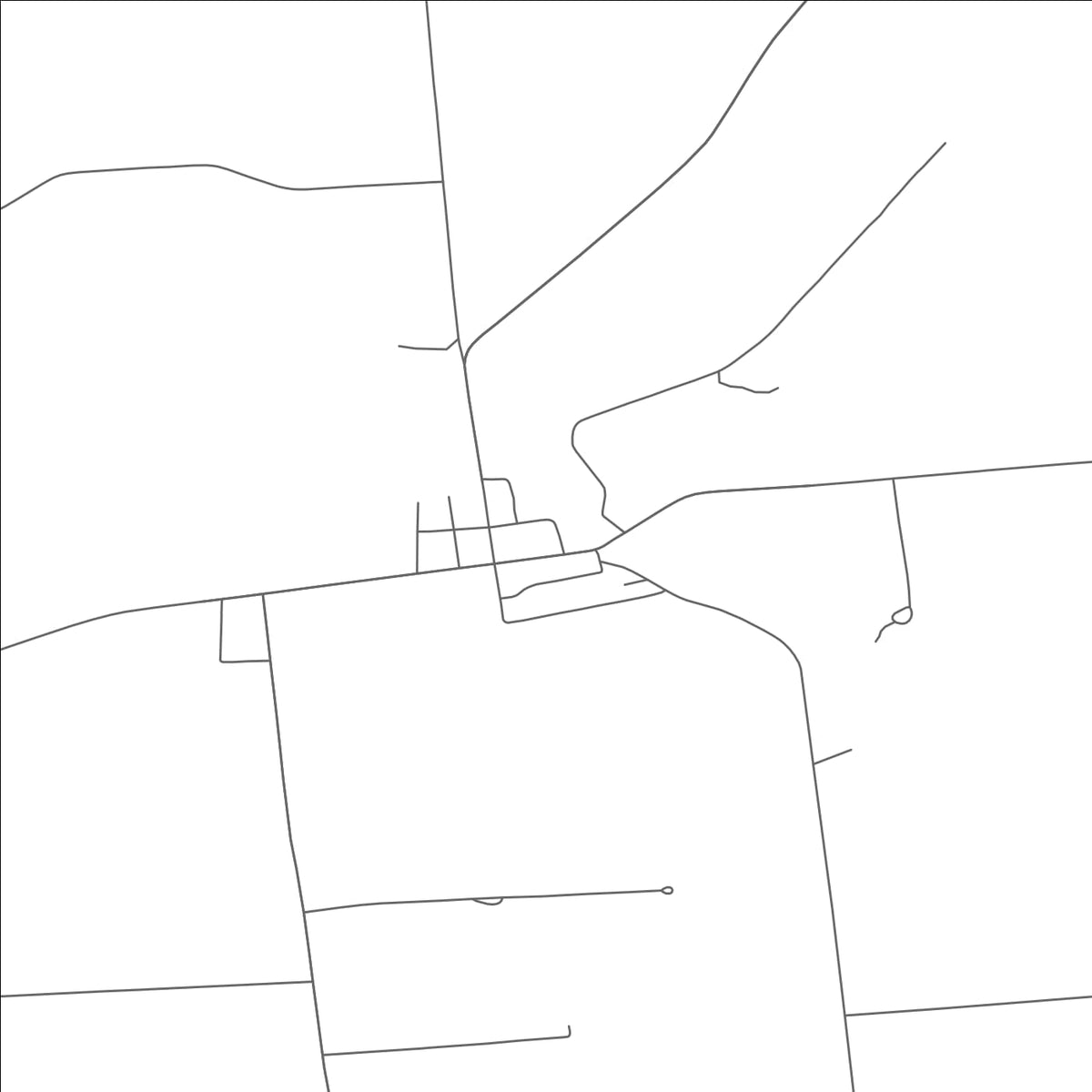 ROAD MAP OF BRUSHTON, NEW YORK BY MAPBAKES