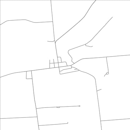 ROAD MAP OF BRUSHTON, NEW YORK BY MAPBAKES