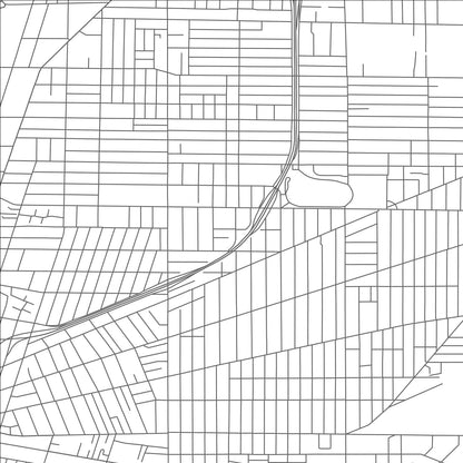 ROAD MAP OF BUFFALO, NEW YORK BY MAPBAKES